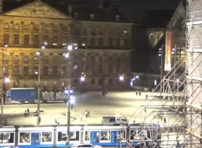 Obraz podglądu z kamery internetowej Amsterdam - Dam Square